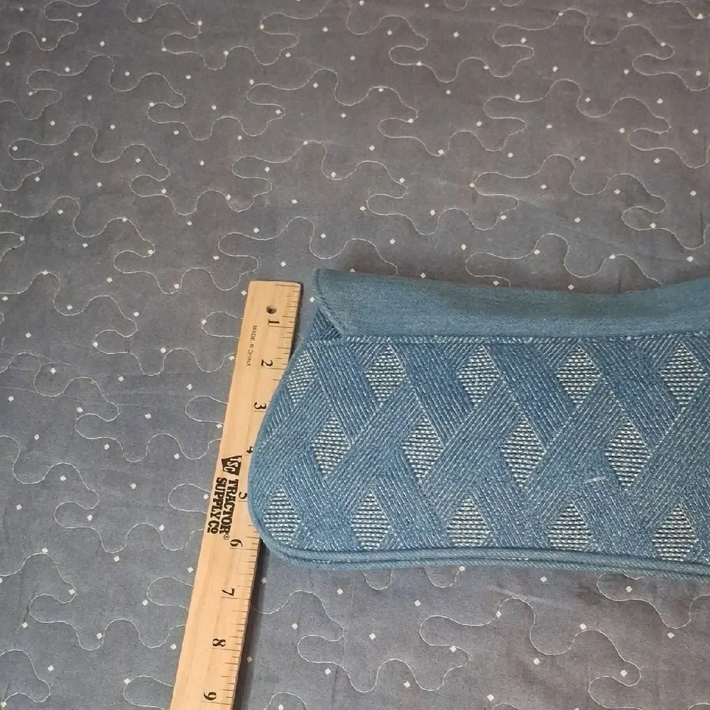 Cato Elegant Blue Clutch Bag